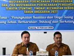 Musrenbang Oebobo Dibuka, Wali Kota Kupang Kunci Rp 500 Juta per Kelurahan untuk Program Prioritas 2027