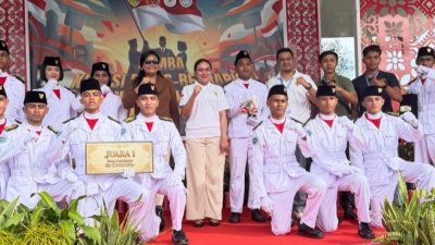 SMK Maritim Nusantara Wakili NTT di Tingkat Nasional Lomba Baris- berbaris Formasi dan Pengibaran Bendera